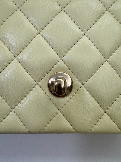 CHANEL Mini CF20 25S小雞黃 Lambskin