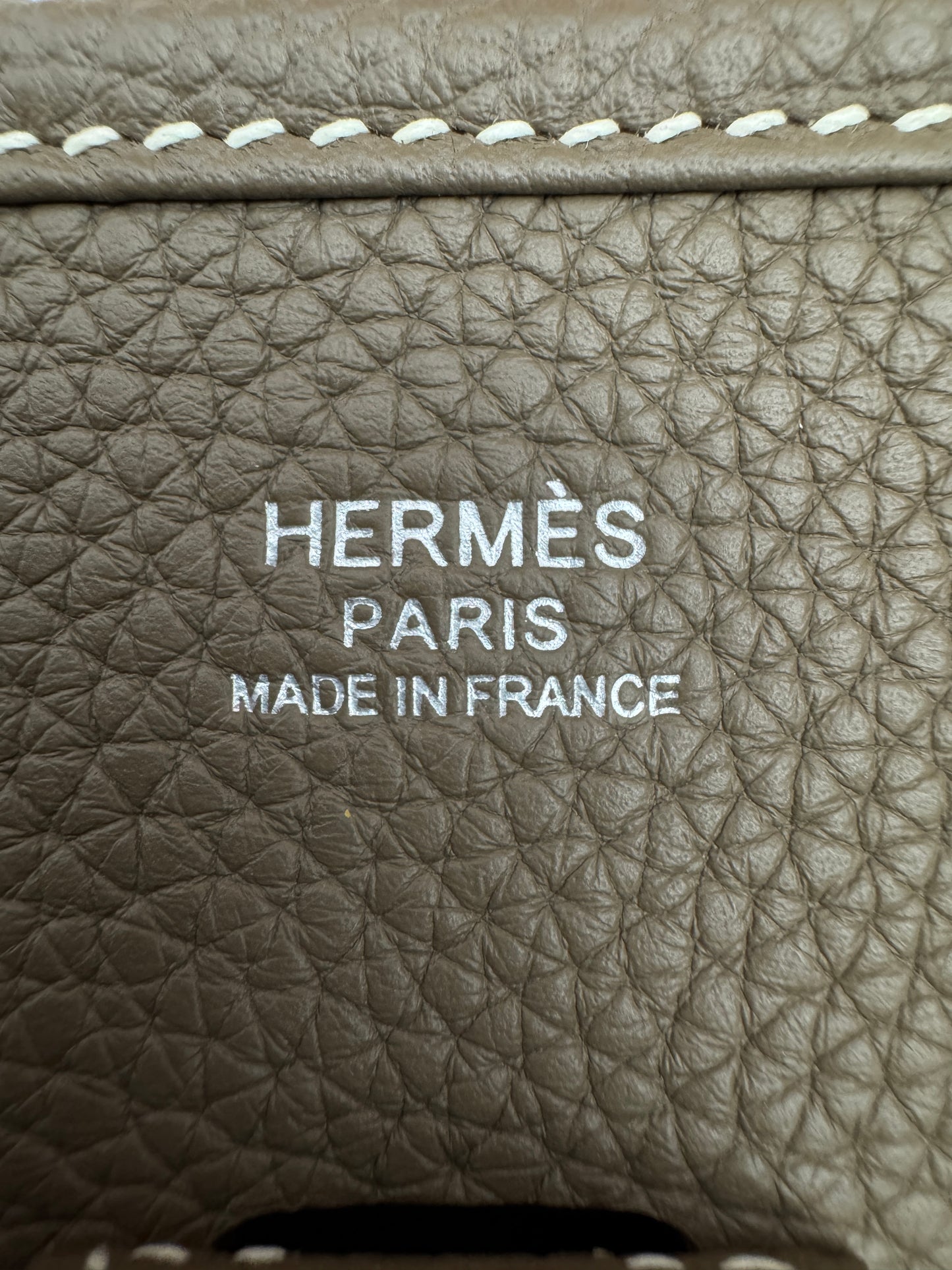 HERMES Evelyne 29 大象灰銀扣