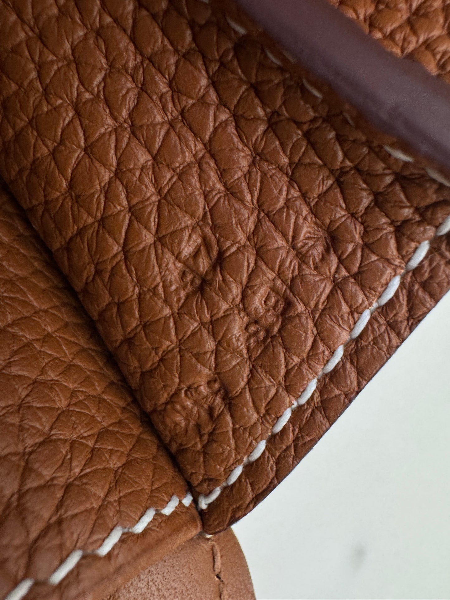 HERMES Halzan 25 金棕色金扣 TC Gold GHW