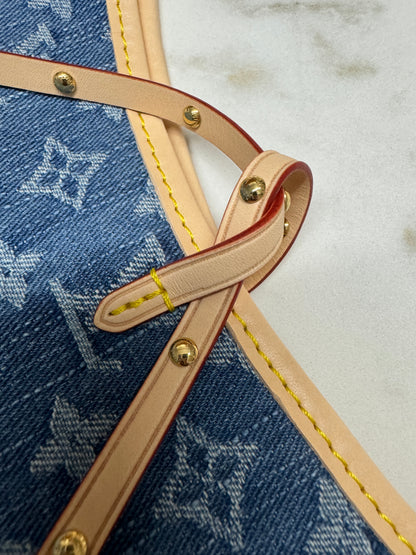 LV Carryall MM 深藍牛仔