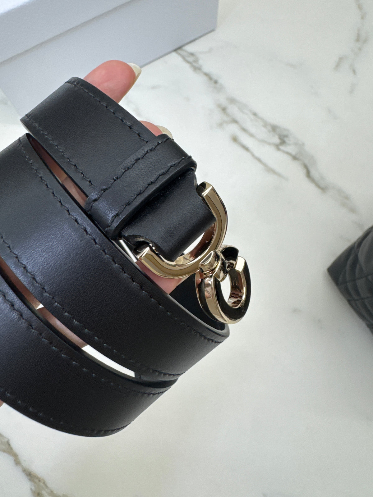 DIOR Toujours Vertical Small Black