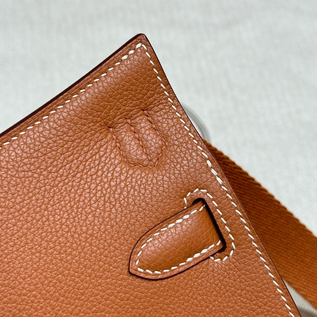 HERMES Mini Jypsiere 金棕金扣 Gold