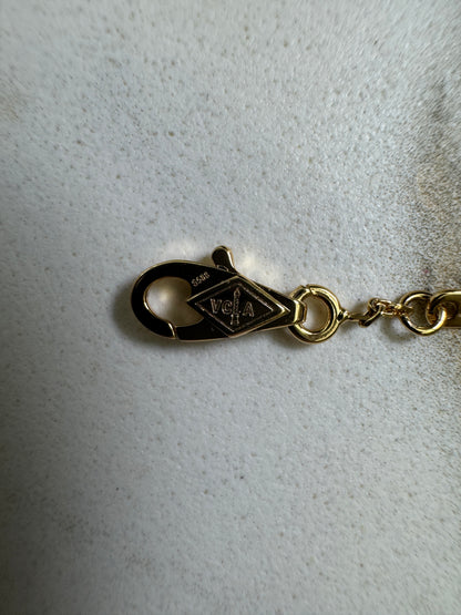 VCA Sweet Alhambra 白貝母金色手鏈 Mini Bracelets