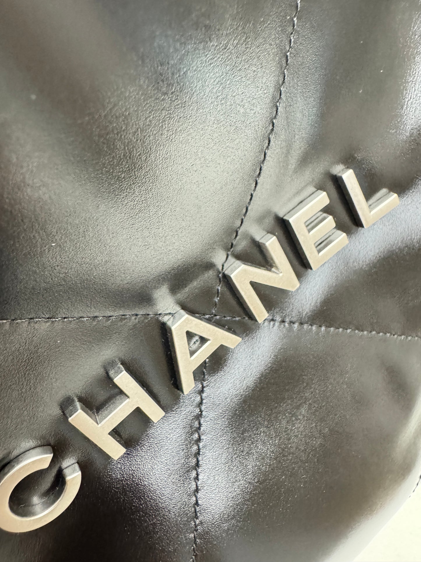 CHANEL 22Bag Backpack 黑銀 Black PHW