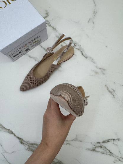 DIOR J’adior Slingback 裸粉鏤空