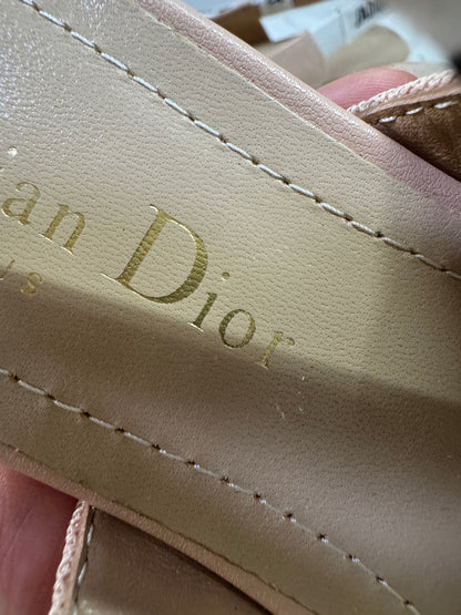 DIOR J'adior Slingback 裸色 科技布面 2.5cm