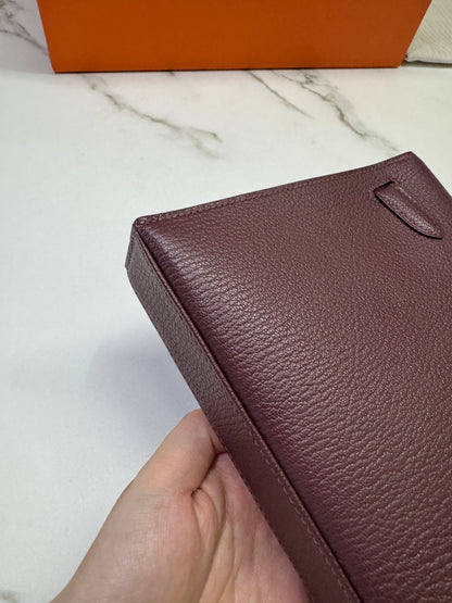 HERMES Kelly Elan 山羊皮 愛馬仕紅 Rough H PHW