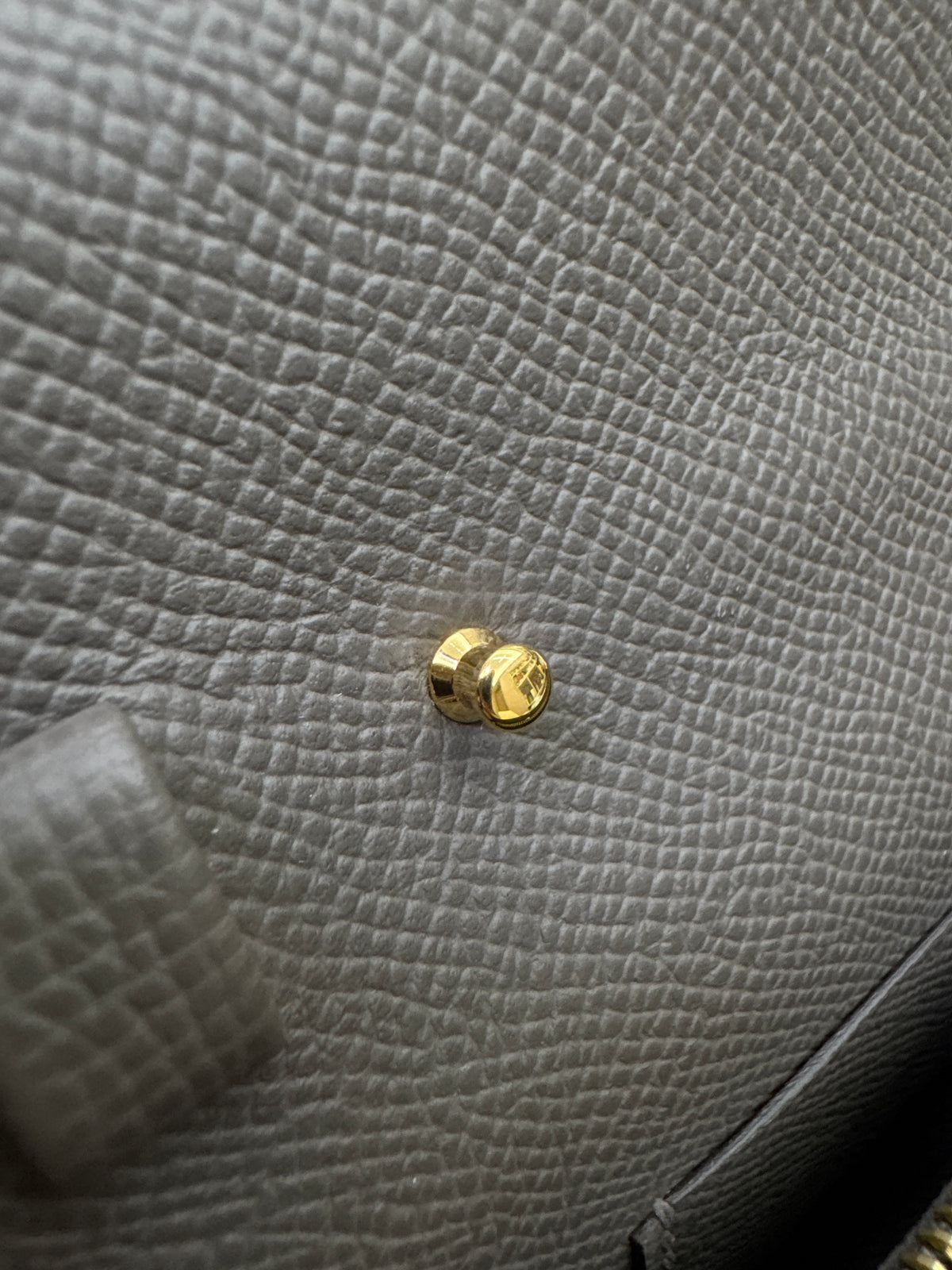 HERMES Kelly to-go 錫器灰金扣 Epsom