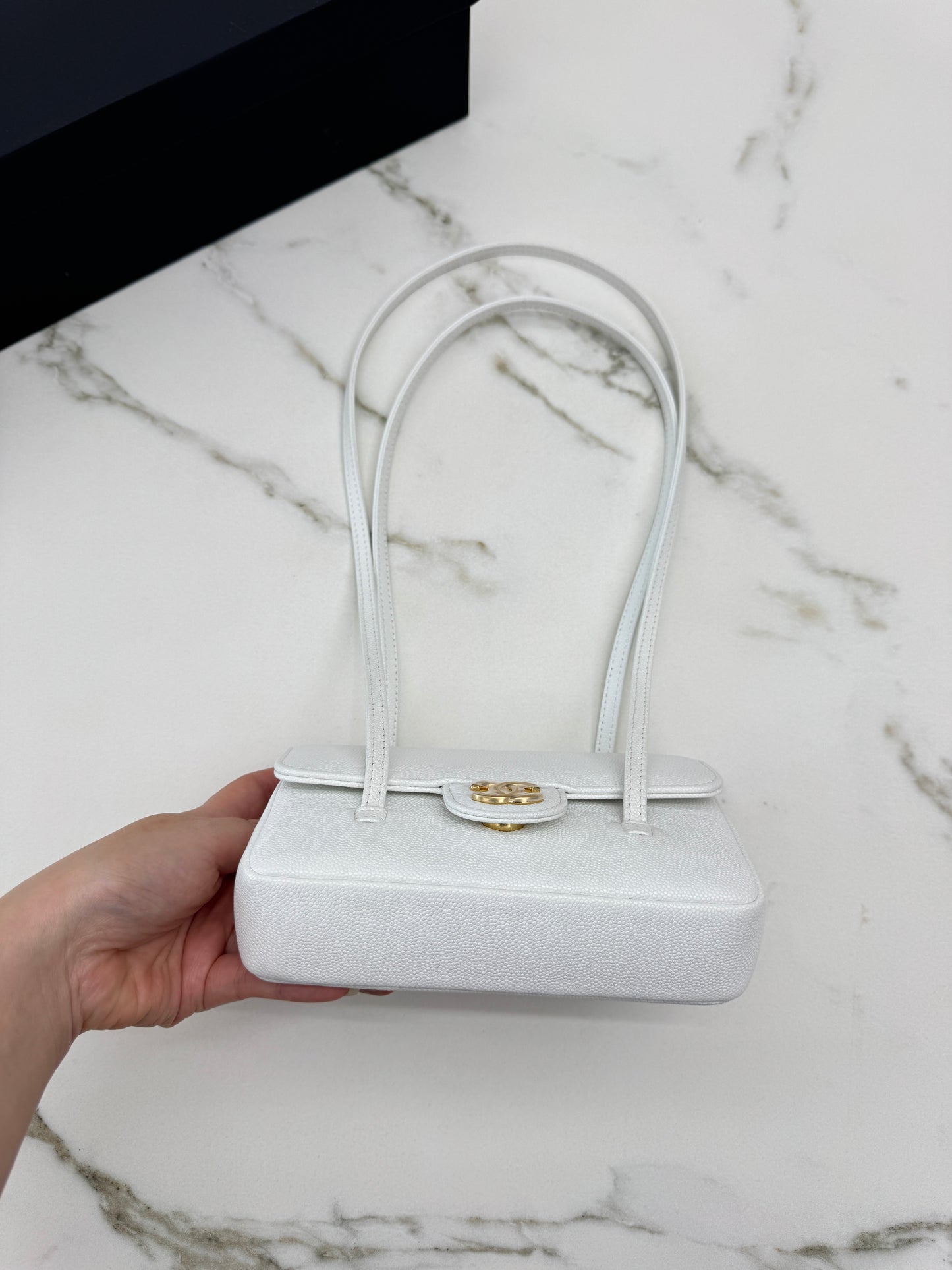 CHANEL Mini Preppy Coco 白色