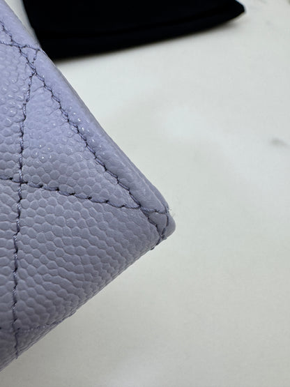 CHANEL 21K 香芋紫 CF Cardholder