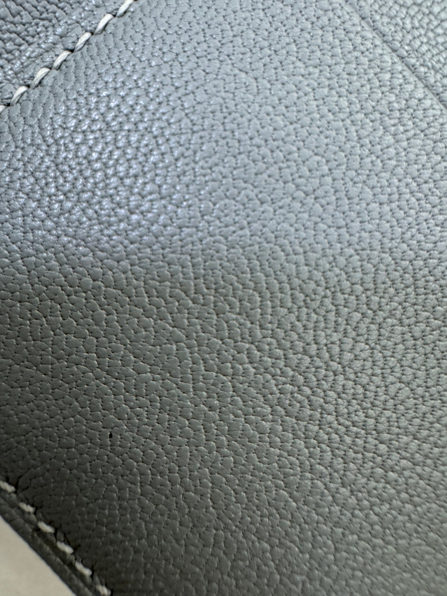 HERMES Bearn Compact Wallet 鱷魚皮珍珠灰金扣 Gris Perle Crocodile GHW