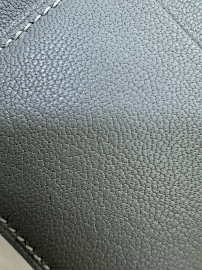 HERMES Bearn Compact Wallet 鱷魚皮珍珠灰金扣 Gris Perle Crocodile GHW