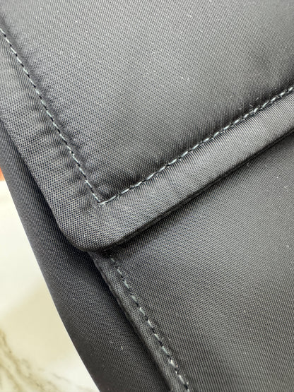 PRADA Cini 郵差包黑色 Medium