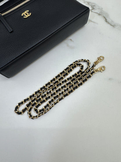 CHANEL 26A 荔枝紋LP盒子包 中號23cm