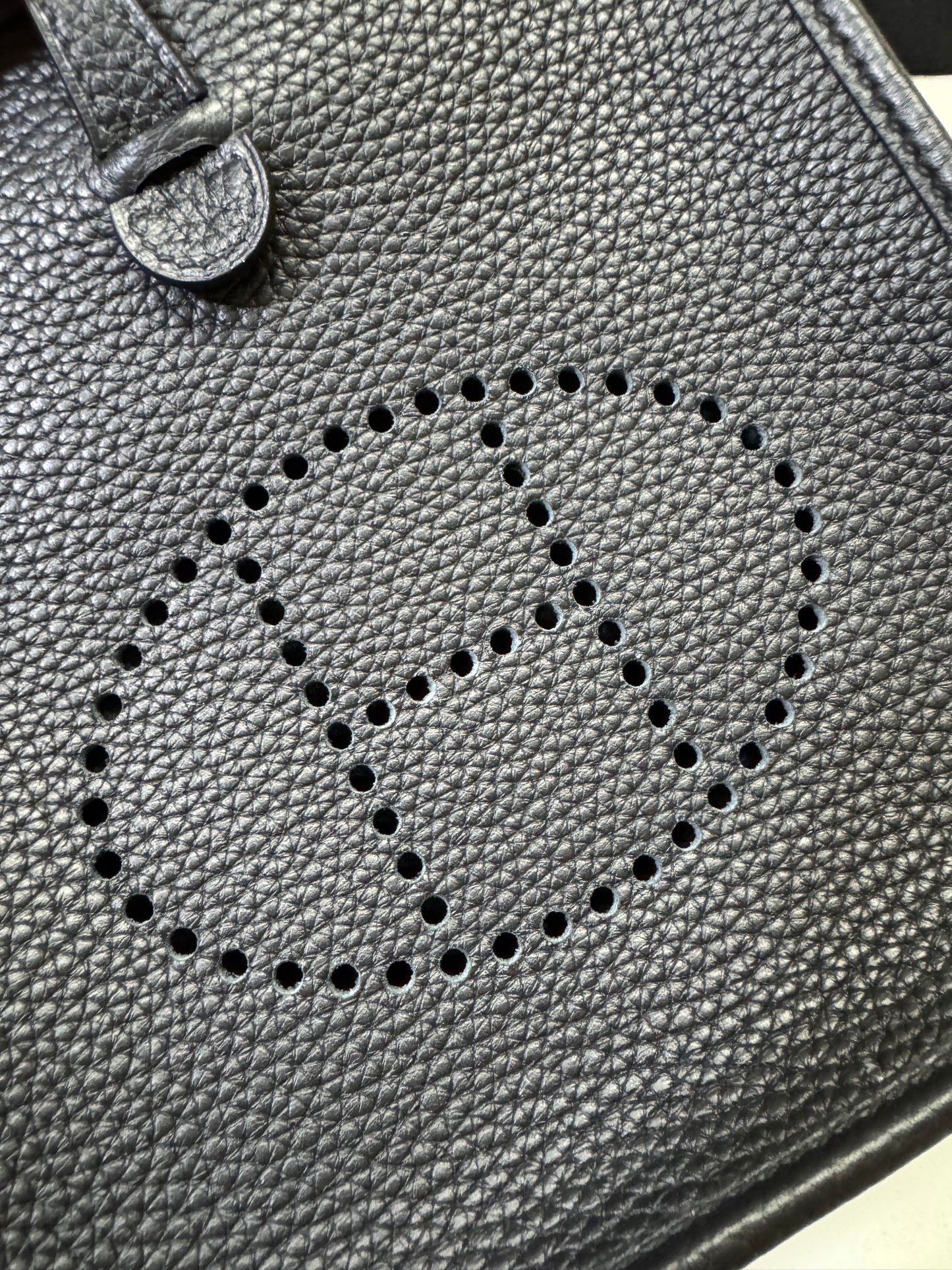 HERMES Mini Evelyn Noir GHW