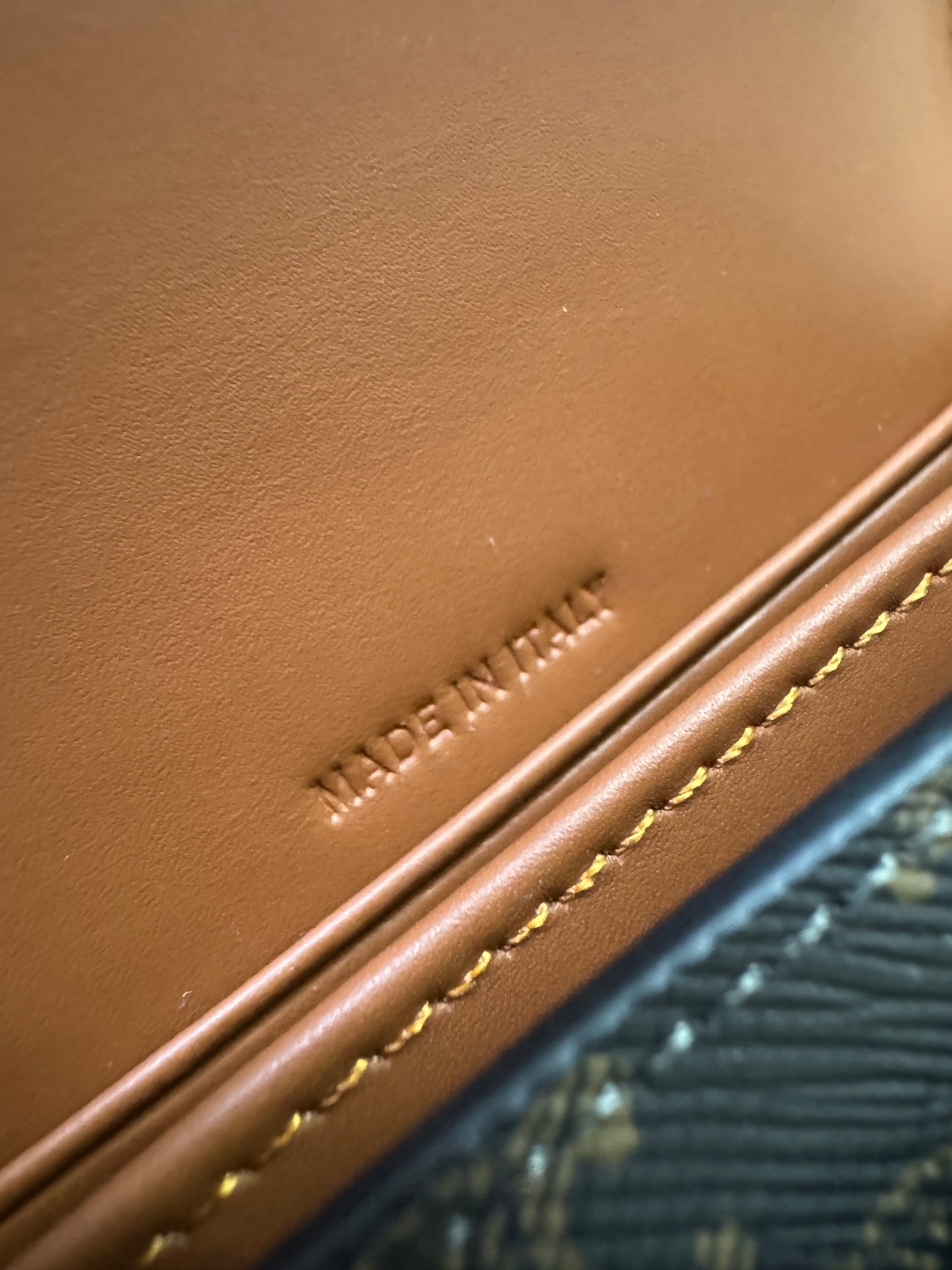 CELINE Canvas 老花雙層卡包