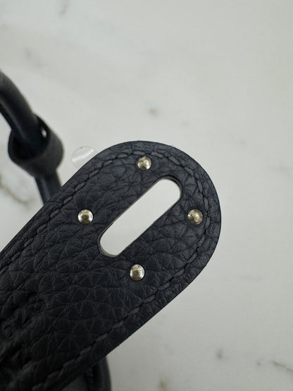 HERMES Lindy 26 石板灰銀扣 85 Ardoise TC PHW