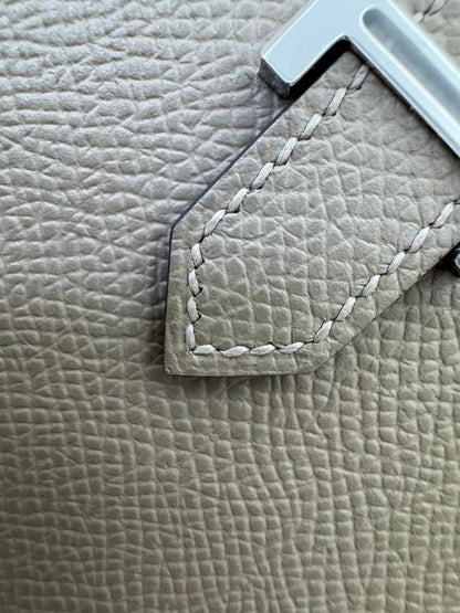 HERMES Bearn Wallet 瀝青灰銀扣 Epsom M8 Gris Asphalt PHW