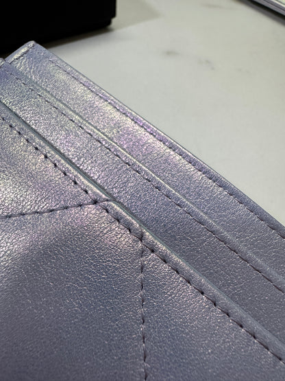 CHANEL 19卡包 22P人魚姬幻彩紫