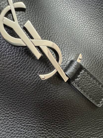 YSL LE 5 A 7 Hobo 黑銀 Large