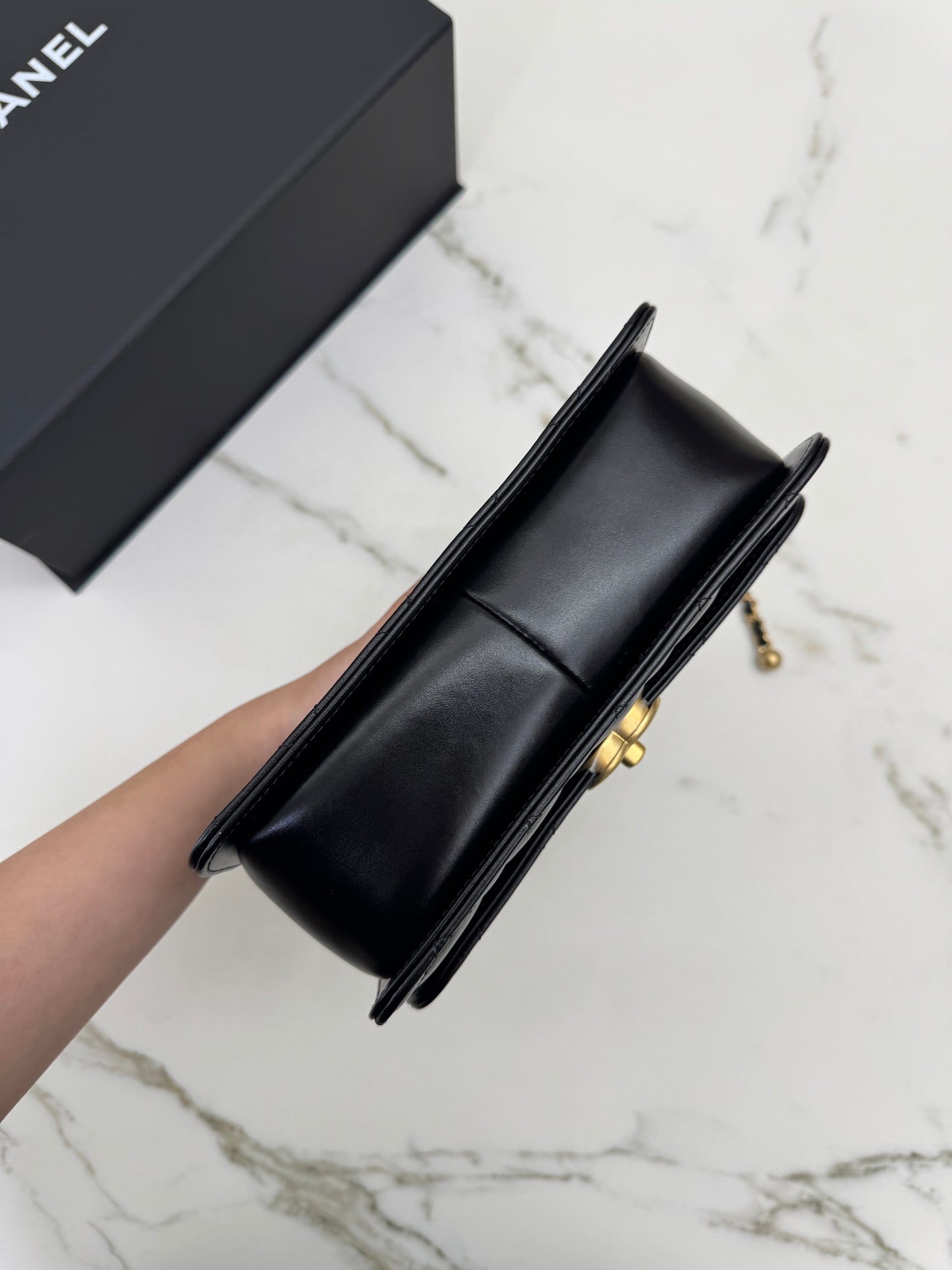 CHANEL 24C雙金珠中號22cm