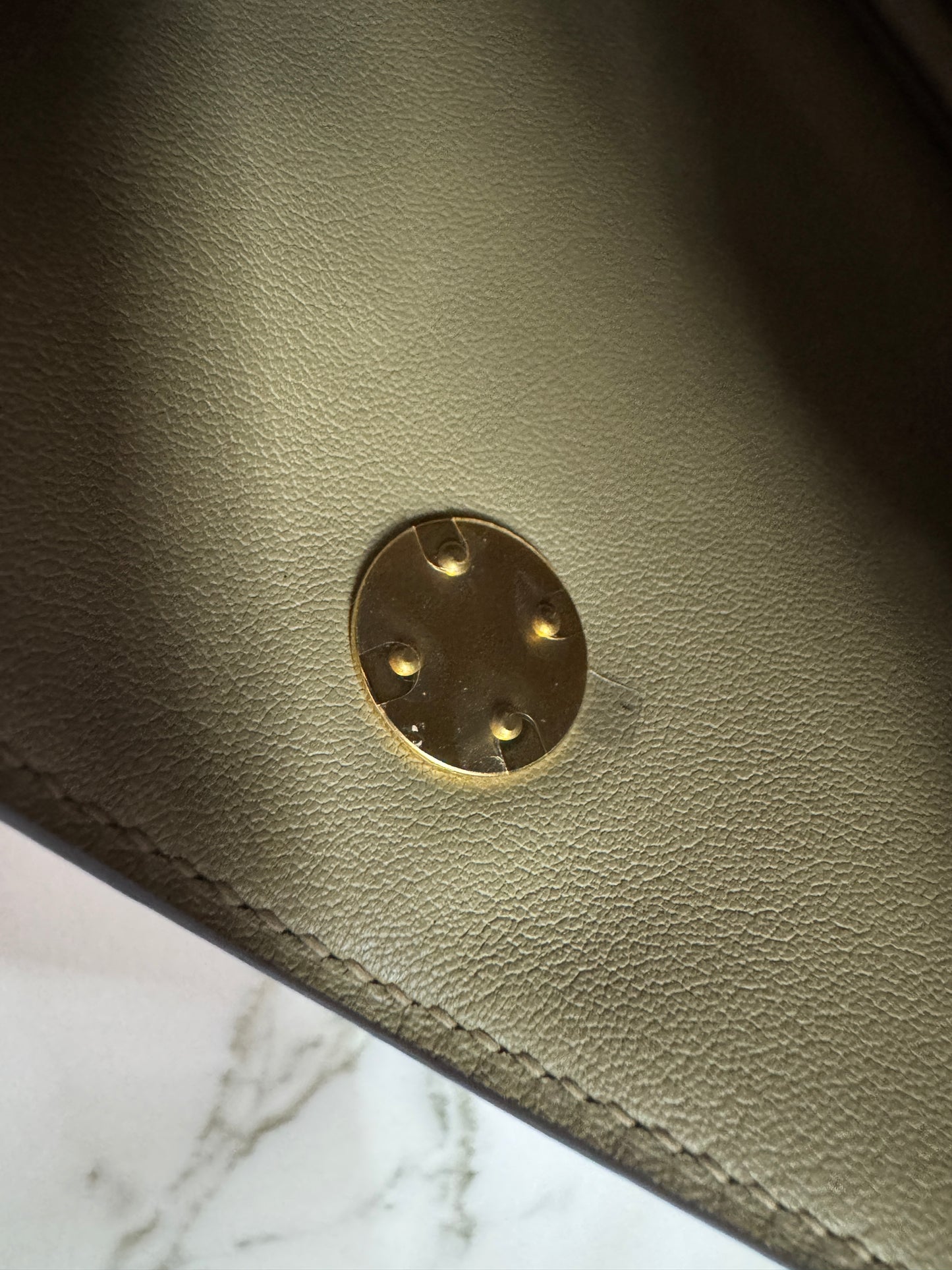 HERMES Mini Lindy II 馬爾淺米 金扣 TC