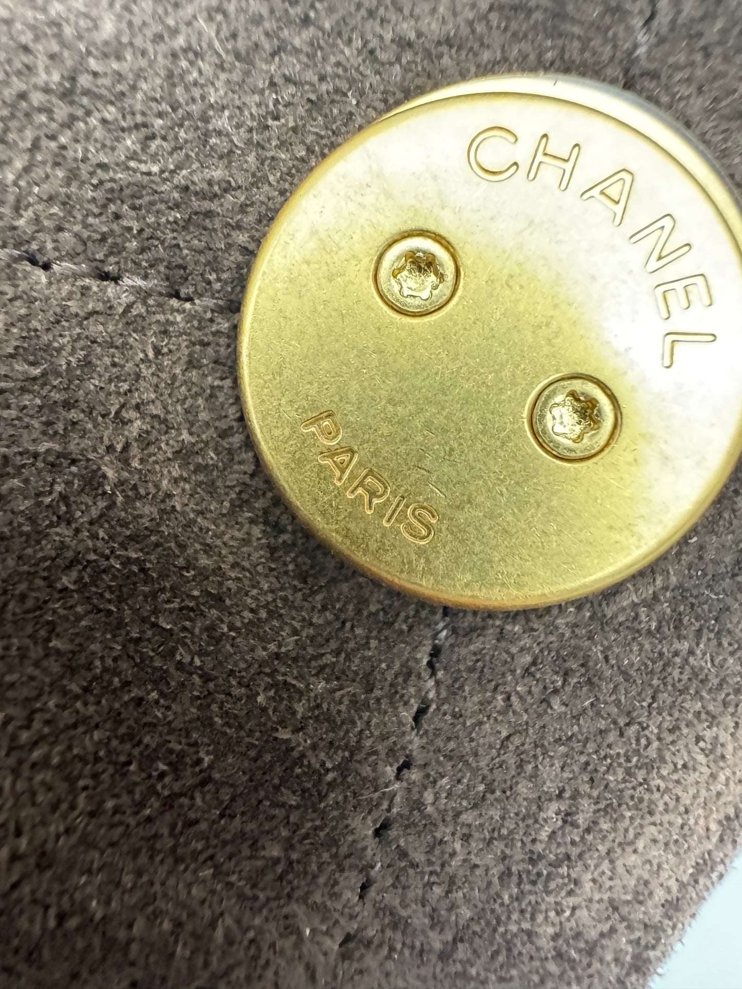 CHANEL 25Bag 麂皮深棕色 Small