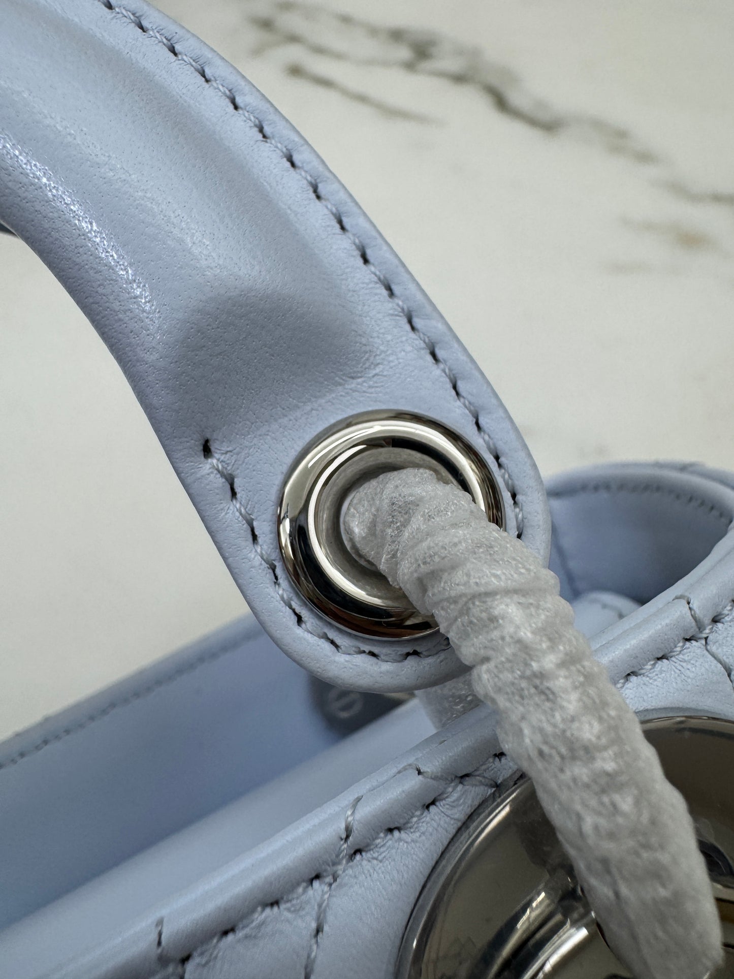 DIOR Mini Lady Dior Shirt Blue