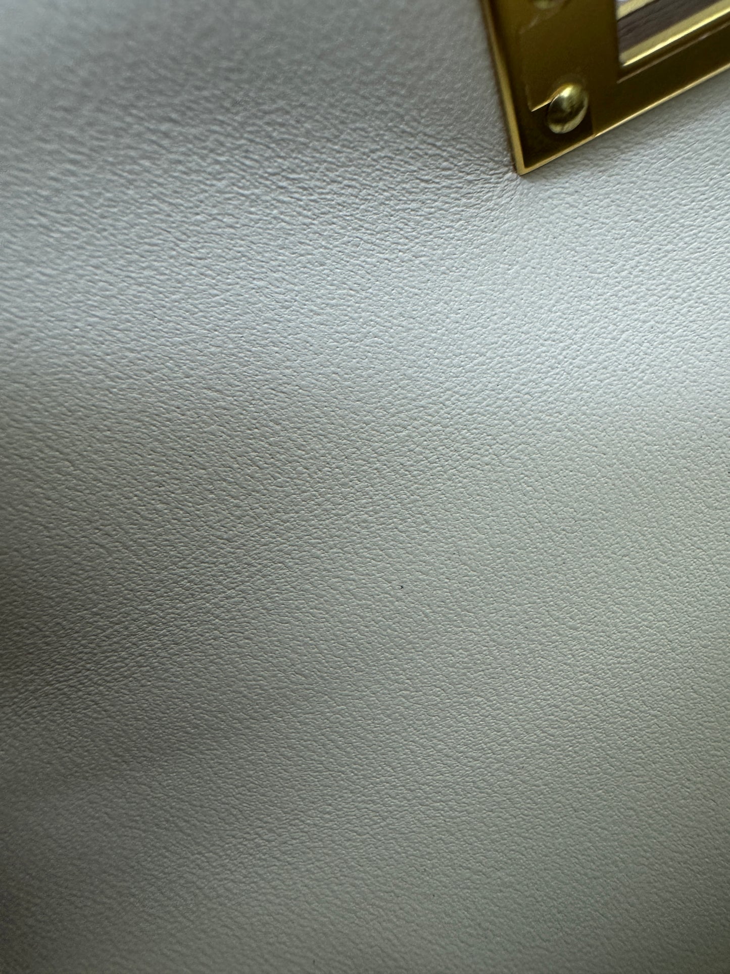 HERMES Mini Kelly II 奶昔白金扣 Epsom GHW