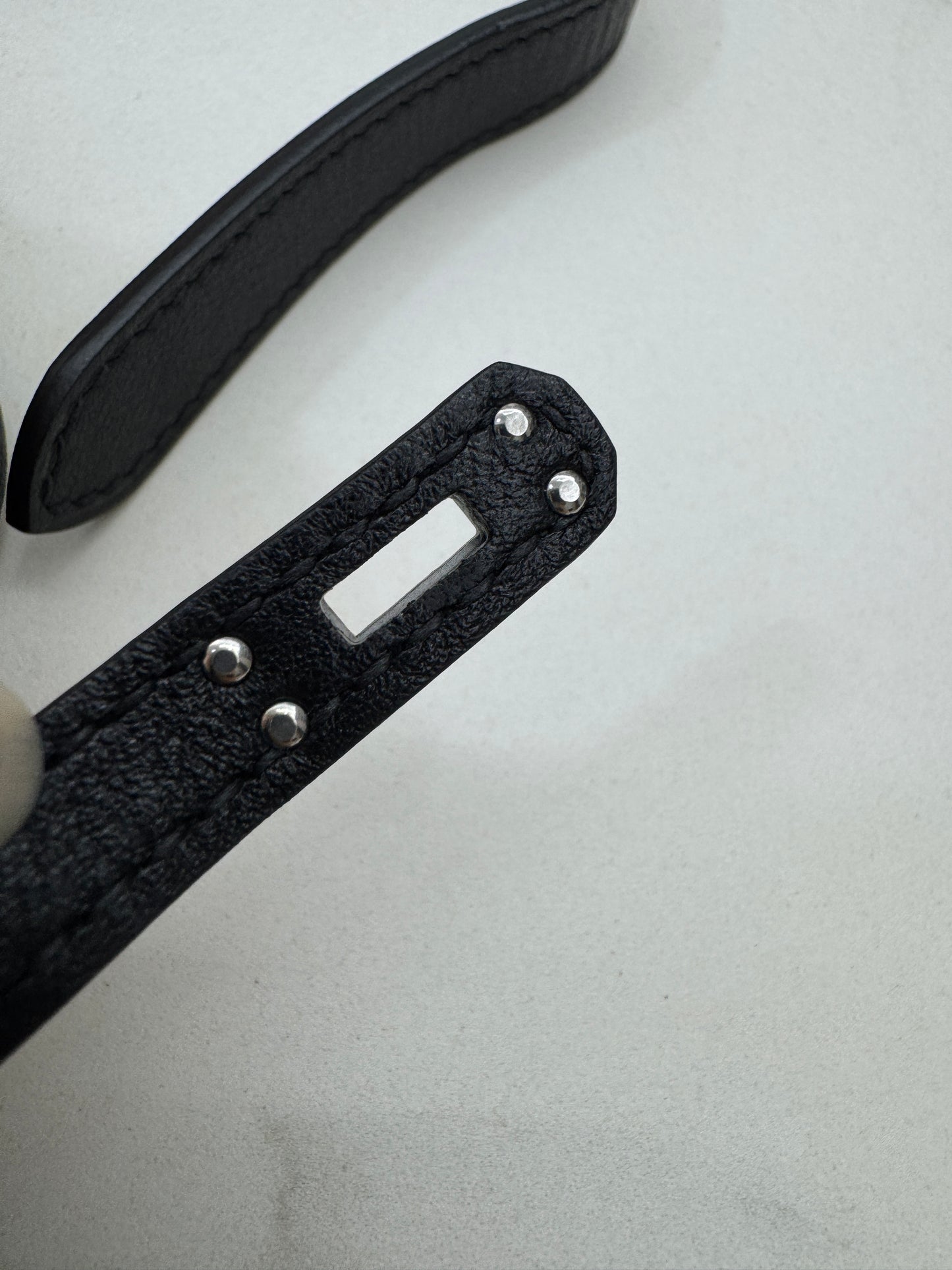 HERMES Kelly Moove 黑銀 Swift Noir PHW