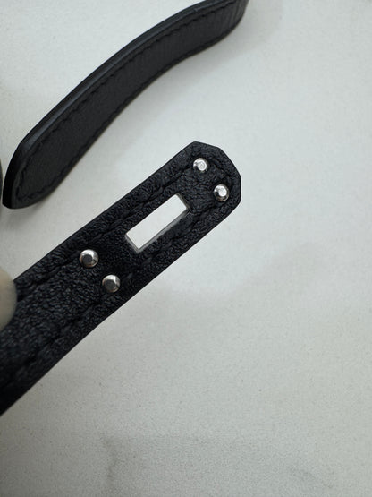 HERMES Kelly Moove 黑銀 Swift Noir PHW