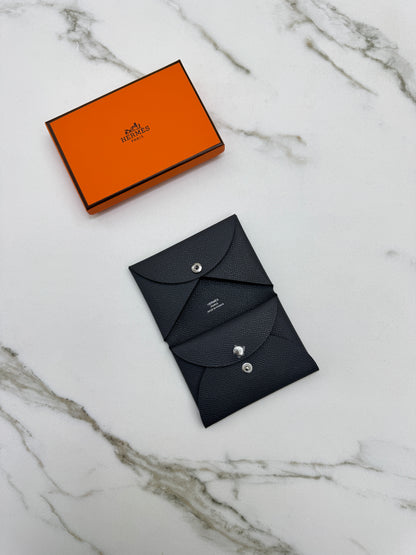 HERMES Calvi Duo 石板灰 Epsom 85 Ardoise