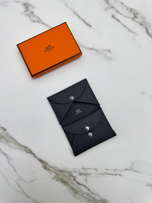 HERMES Calvi Duo 石板灰 Epsom 85 Ardoise