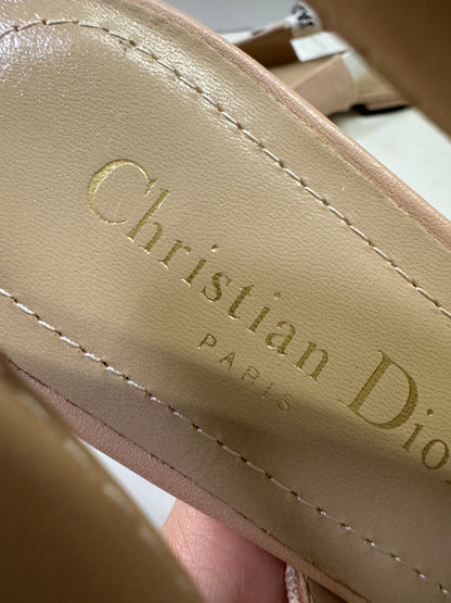 DIOR J'adior Slingback 裸色 科技布面 2.5cm