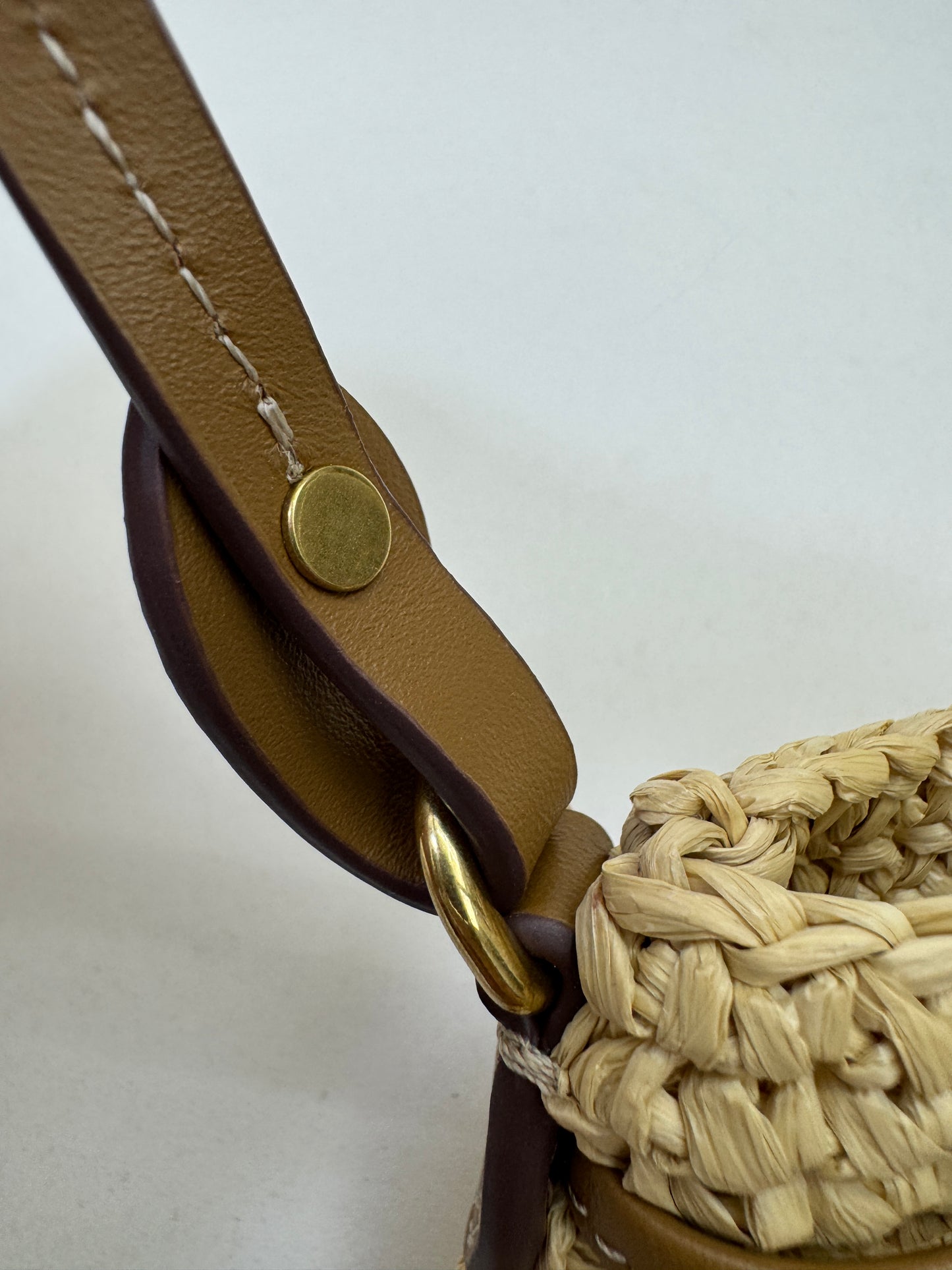 MIU MIU 拉菲草草編包