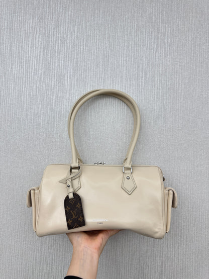LV Speedy Cargo Vibe 白色油臘皮