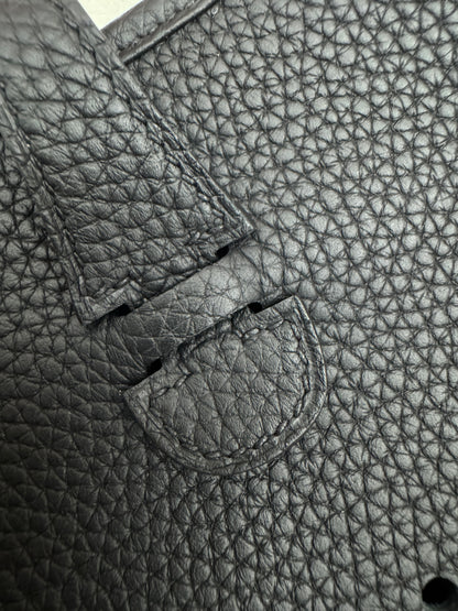 HERMES Evelyne23 黑銀 TC