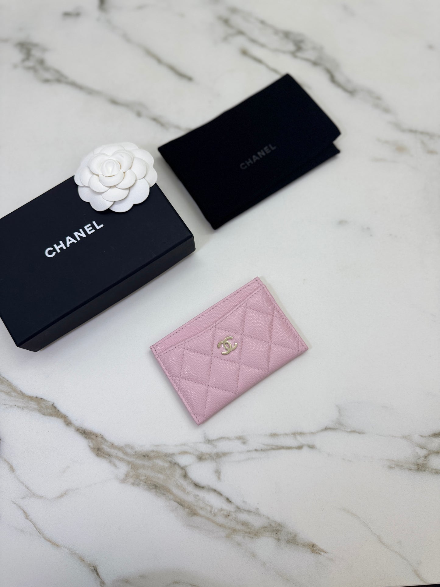 CHANEL 24S櫻花粉 Cardholder