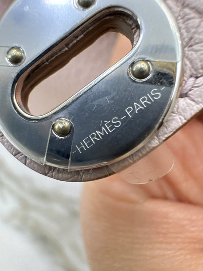 HERMES Mini Lindy 夢幻紫銀扣