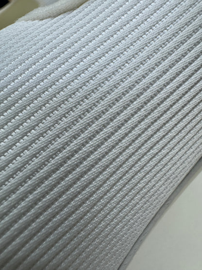 CHANEL 24S Mary Jane 芭蕾舞鞋 白色娟布