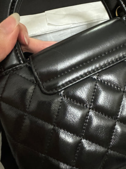 CHANEL 23K Kelly Nano Black