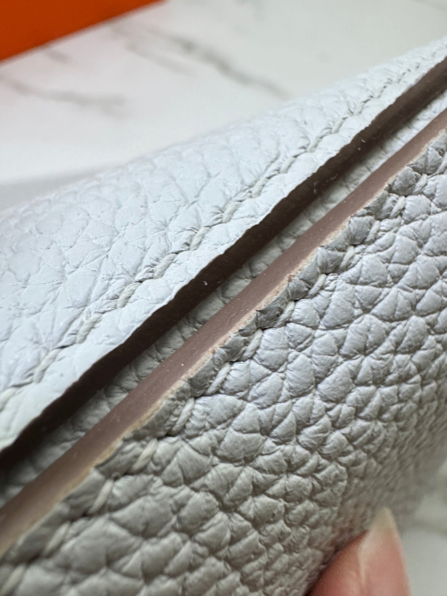 HERMES In The Loop 豬鼻菜籃子 M4奶灰色銀扣 Gris Pale PHW