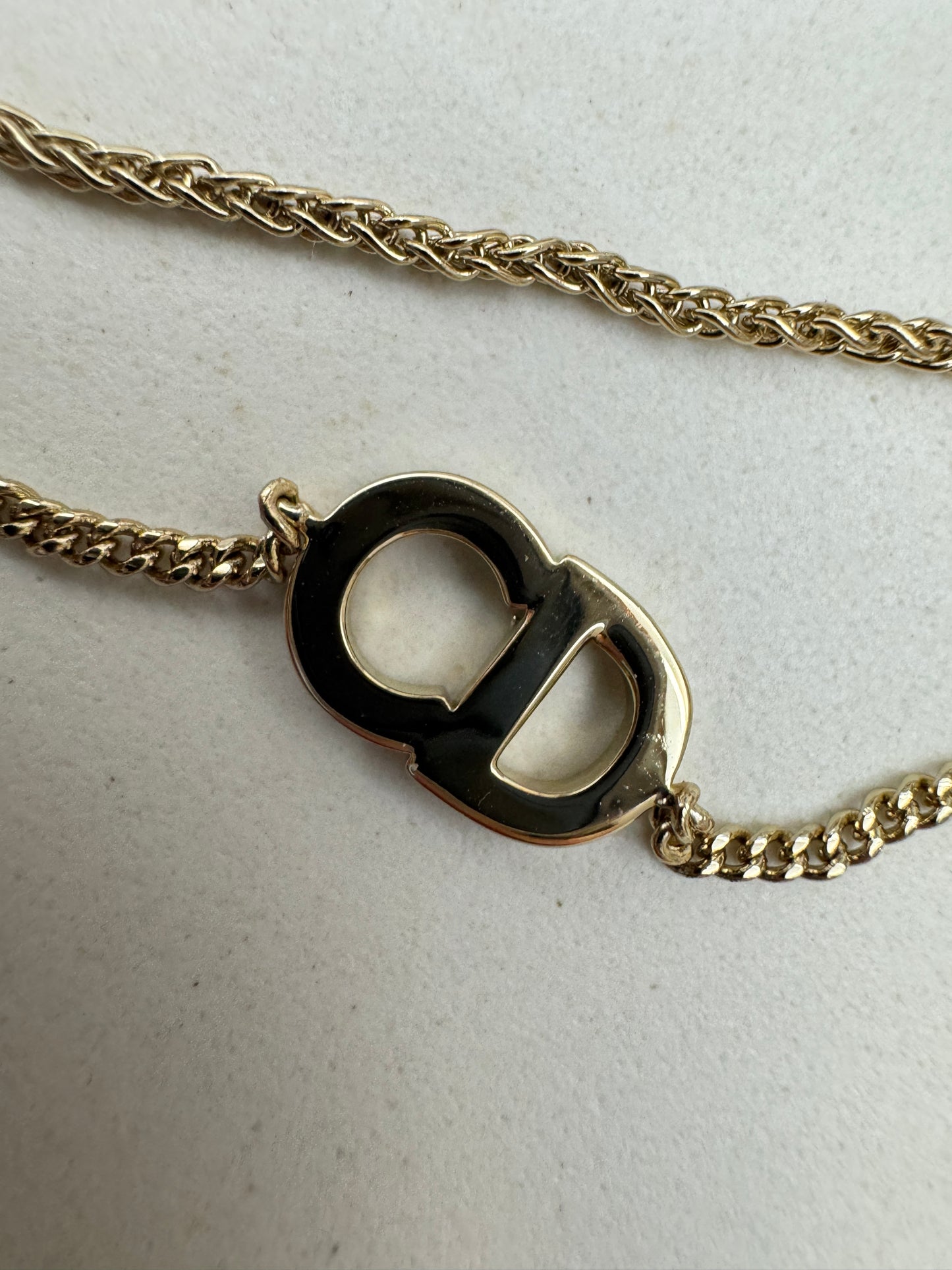DIOR 暗金色三層手鏈 Bracelet