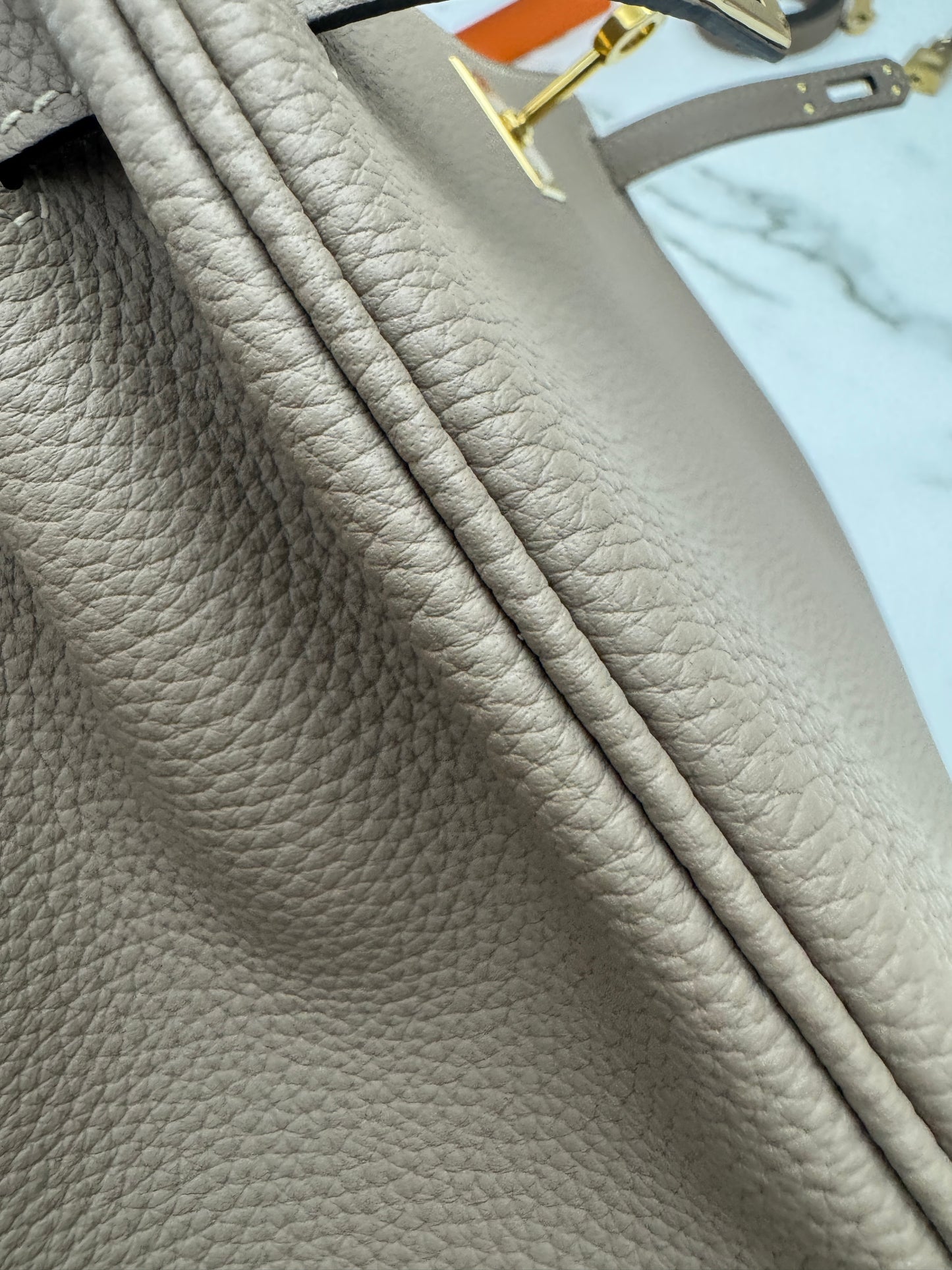 HERMES Kelly 25 斑鳩灰金扣 內縫 Togo 81 Gris Tourterelle GHW