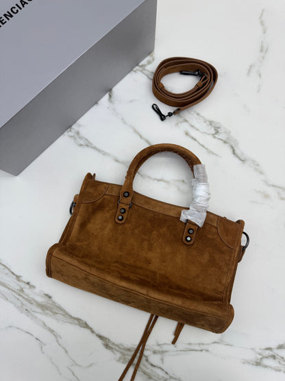 BALENCIAGA Le City Small 焦糖麂皮