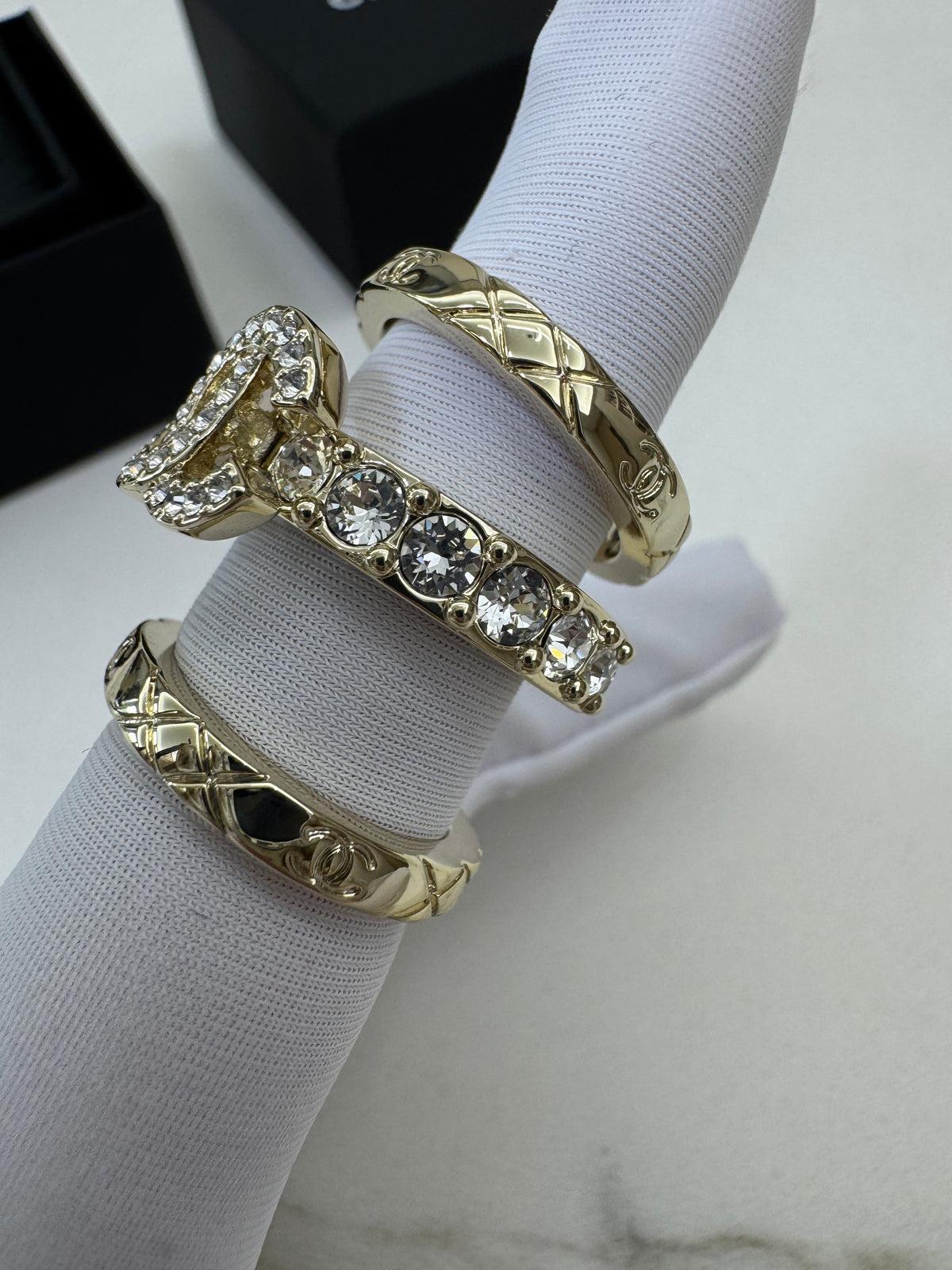 CHANEL 25P 三件套戒指 Set Rings