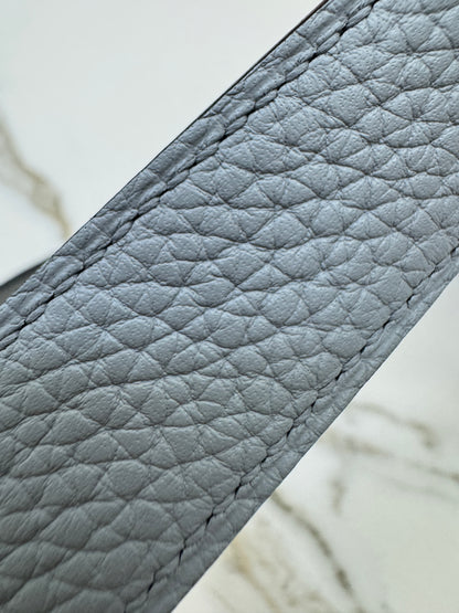 HERMES Mini Lindy II 木偶灰銀扣 TC Gris Platin PHW