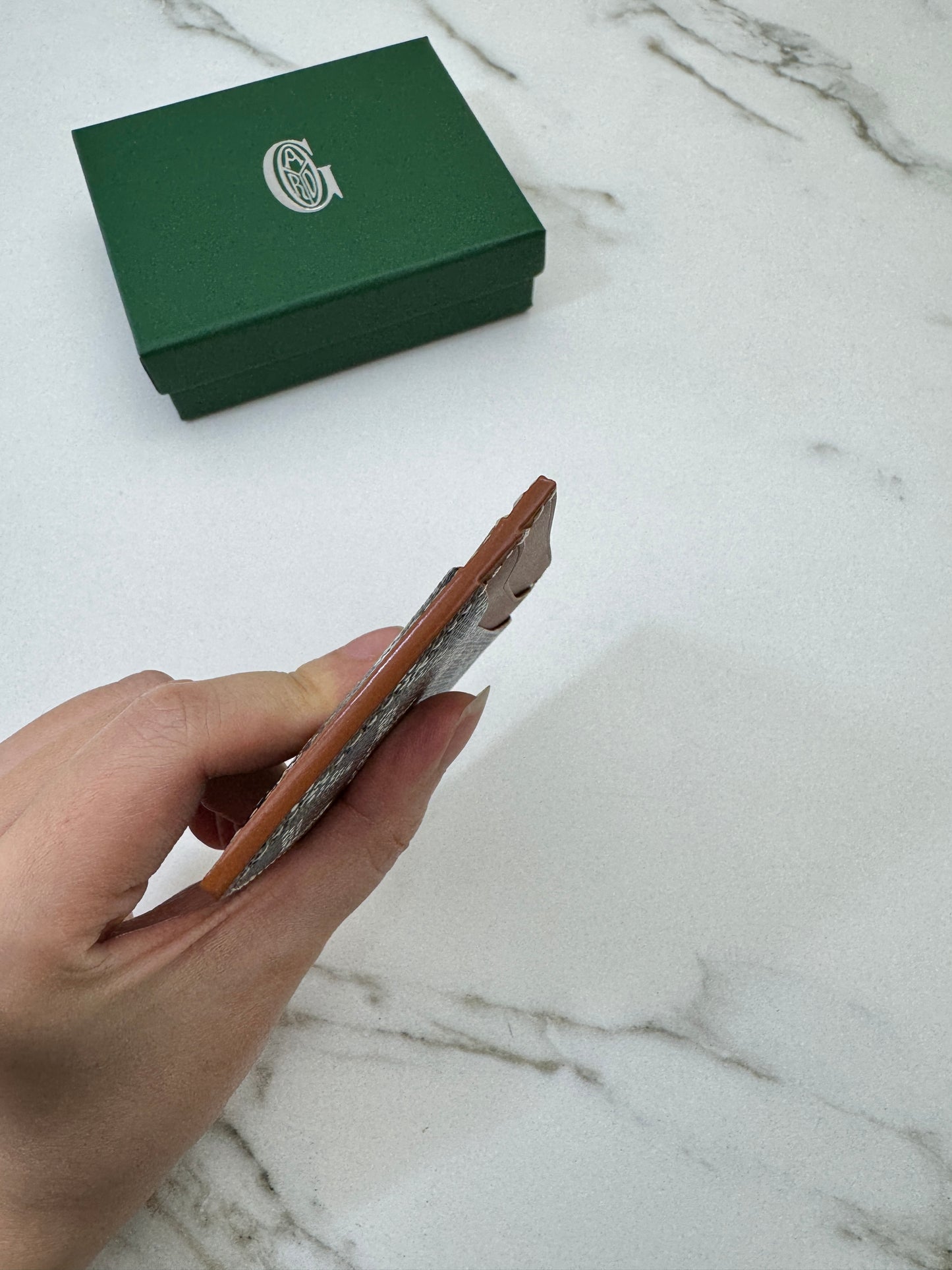 GOYARD St Sulpice Cardholder 焦糖棕