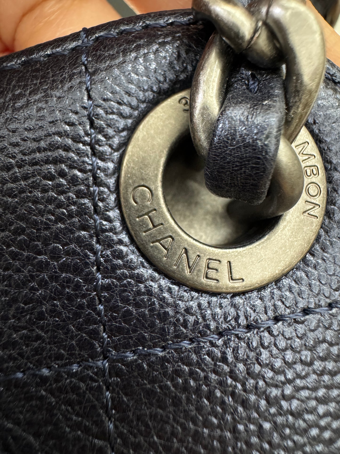 CHANEL Mini 25Bag 珠光深藍