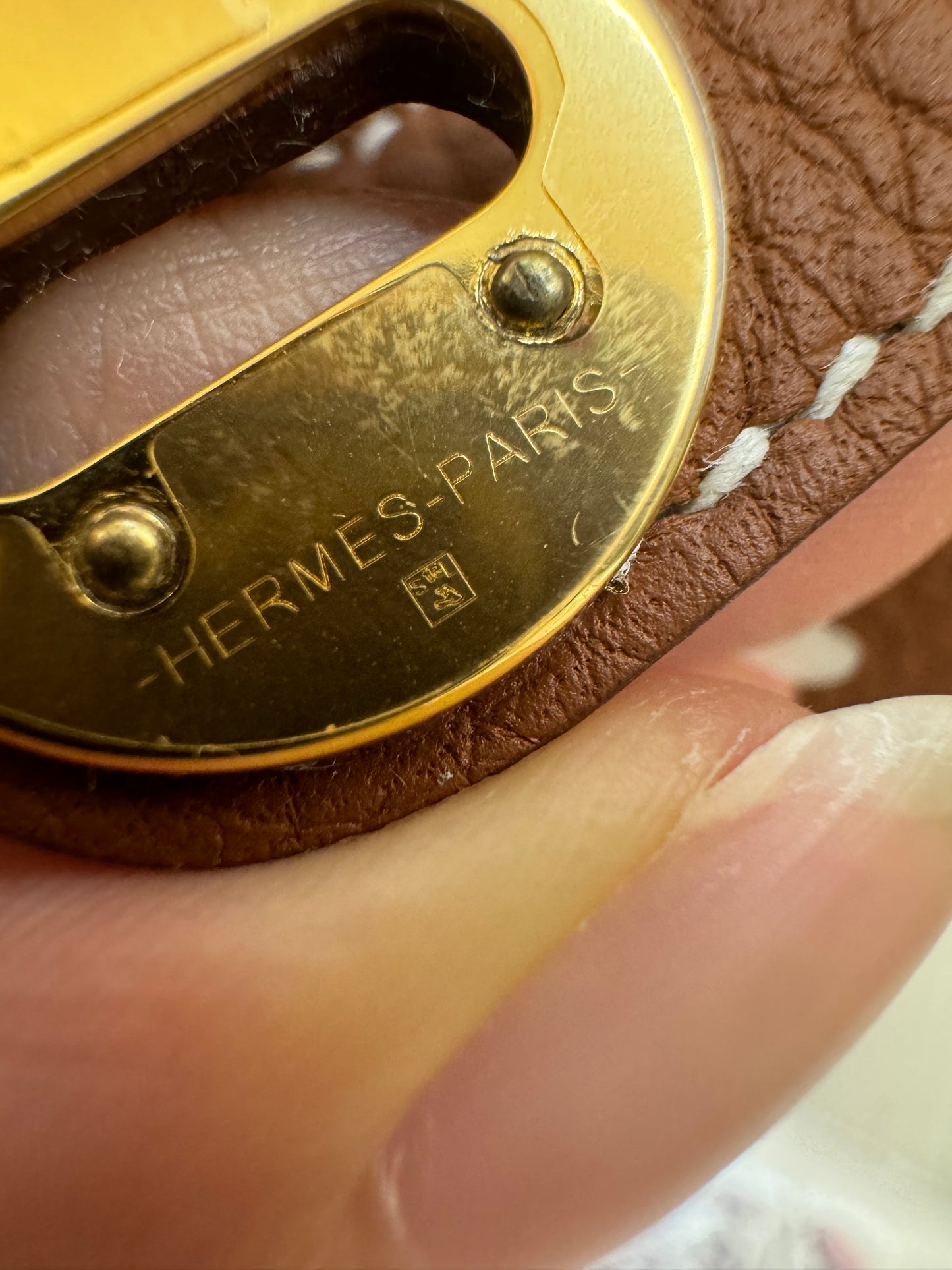 HERMES Mini Lindy 金棕金扣 Gold TC GHD